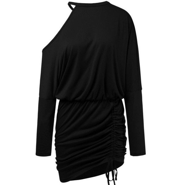 casual dresses women dress elegant short mini long sleeve o neck off-shoulder loose drawstring sundress spring autumn vestidos, Black;gray
casual dresses women dress elegant short mini long sleeve o neck off-shoulder loose drawstring sundress spring autumn vestidos, Black;gray