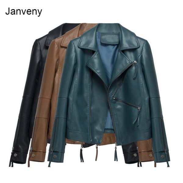 women's leather & faux nice autumn women pu soft jackets motorcycle biker coat lapel jacket zipper belt coats loose punk street outwear, Black
women's leather & faux nice autumn women pu soft jackets motorcycle biker coat lapel jacket zipper belt coats loose punk street outwear, Black