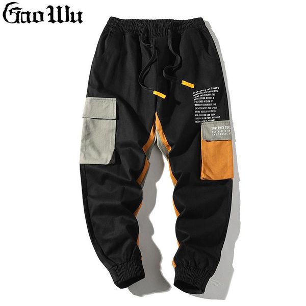 men's pants gaowu 2021 hip hop joggers cargo men harem multi-pocket man cotton sweatpants streetwear casual mens, Black
men's pants gaowu 2021 hip hop joggers cargo men harem multi-pocket man cotton sweatpants streetwear casual mens, Black