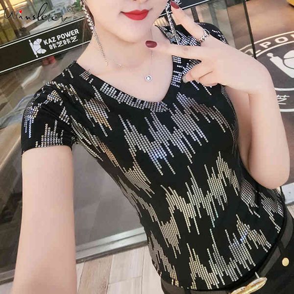 women's t-shirt summer european clothes t-shirt chic sequins gilding print women ropa mujer short sleeve bottoming tees t0633, White
women's t-shirt summer european clothes t-shirt chic sequins gilding print women ropa mujer short sleeve bottoming tees t0633, White