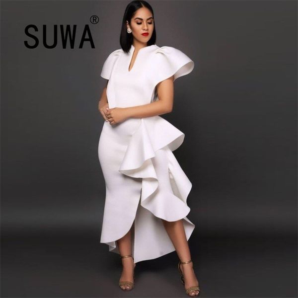 recommend korean style all white side ruffles patchwork chic elegant woman dresses evening party and wedding gowns wholesale 210525, Black;gray
recommend korean style all white side ruffles patchwork chic elegant woman dresses evening party and wedding gowns wholesale 210525, Black;gray