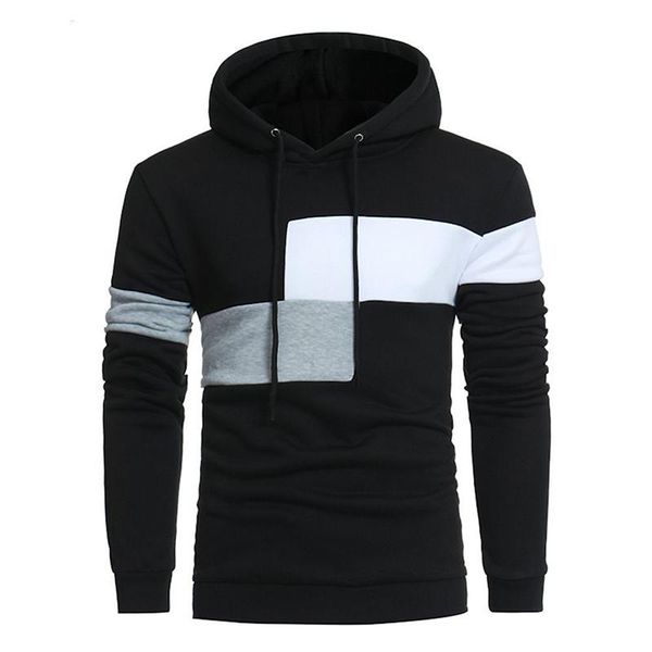 men's hoodies & sweatshirts 2021 spring autumn men hoodie patchwork fashion pullover hooded long sleeve sweatshirt hip hop male clothin, Black
men's hoodies & sweatshirts 2021 spring autumn men hoodie patchwork fashion pullover hooded long sleeve sweatshirt hip hop male clothin, Black