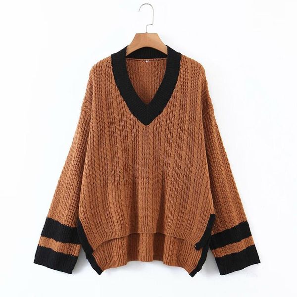 warm long sleeve loose vintage sweater lady 2021 autumn winter women sweaters mixed colors pullovers women's, White;black
warm long sleeve loose vintage sweater lady 2021 autumn winter women sweaters mixed colors pullovers women's, White;black