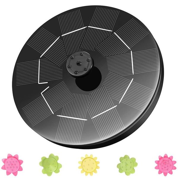 bird bath solar fountain pump, 3w powered pump with 9 nozzles, fountain, suitable garden decorations
bird bath solar fountain pump, 3w powered pump with 9 nozzles, fountain, suitable garden decorations