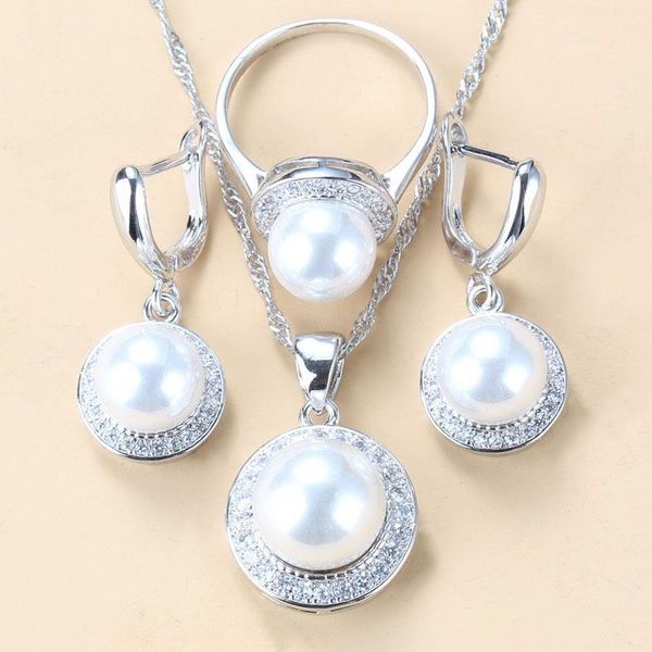 earrings & necklace bridal silver-color natural freshwater pearl wedding costume jewelry sets for women dangle/earrings/necklace and ring
earrings & necklace bridal silver-color natural freshwater pearl wedding costume jewelry sets for women dangle/earrings/necklace and ring