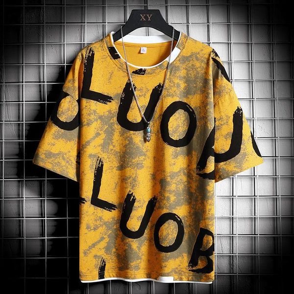 men's t-shirts t-shirt summer casual o-neck tees printed letters youth streetwear high-quality cotton fashion comfortable short-sleeved, White;black
men's t-shirts t-shirt summer casual o-neck tees printed letters youth streetwear high-quality cotton fashion comfortable short-sleeved, White;black