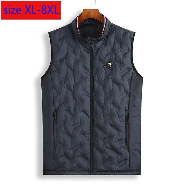 men's vests autumn winter fashion waistcoat young men padded jacket fashionable casual mandarin collar loose plus size xl-5xl6xl 7xl 8x, Black;white
men's vests autumn winter fashion waistcoat young men padded jacket fashionable casual mandarin collar loose plus size xl-5xl6xl 7xl 8x, Black;white