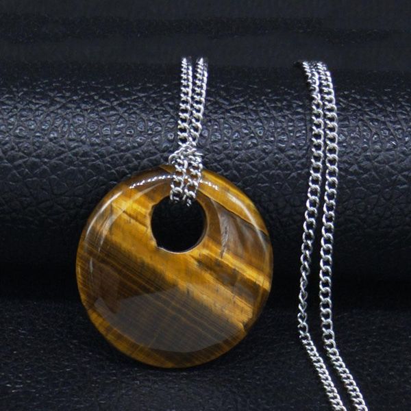 pendant necklaces 2021 tiger's eye stainless steel stone necklace for men/women silver color amulet long jewelery chaine homme n20345
pendant necklaces 2021 tiger's eye stainless steel stone necklace for men/women silver color amulet long jewelery chaine homme n20345