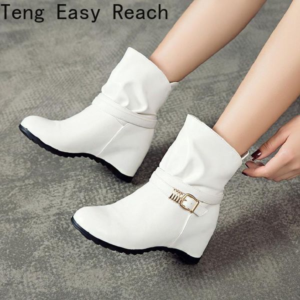 boots fashion leather ankle women thick high heels round toe autumn winter woman shoes slope heel white black
boots fashion leather ankle women thick high heels round toe autumn winter woman shoes slope heel white black