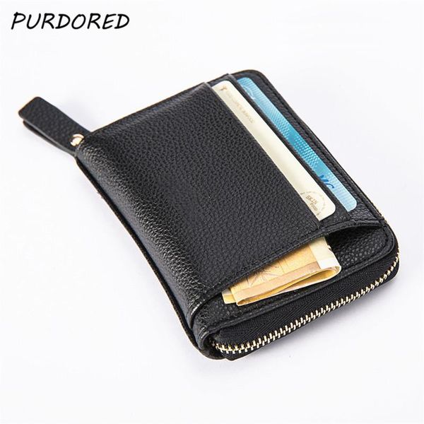 card holders purdored 1 pc slim men holder leather mini wallet purse thin small bank cards tarjetero, Brown;gray
card holders purdored 1 pc slim men holder leather mini wallet purse thin small bank cards tarjetero, Brown;gray