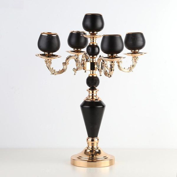 candle holders wedding 5-arm candlestick black gold-plated metal holder road lead candelabra decoration
candle holders wedding 5-arm candlestick black gold-plated metal holder road lead candelabra decoration