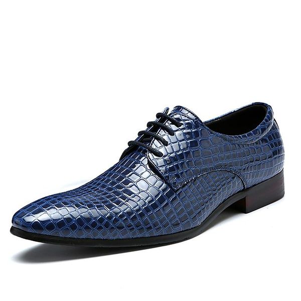dress shoes men formal pointed toe wedding crocodile leather fashion oxfords business size 48, Black
dress shoes men formal pointed toe wedding crocodile leather fashion oxfords business size 48, Black