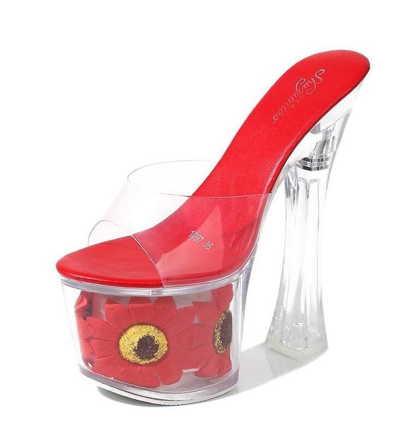 dress shoes women model pumpthick super high heels17cm sunflower waterproof fishmouth sandals transparent crystal shoe wedding platform heel, Black
dress shoes women model pumpthick super high heels17cm sunflower waterproof fishmouth sandals transparent crystal shoe wedding platform heel, Black