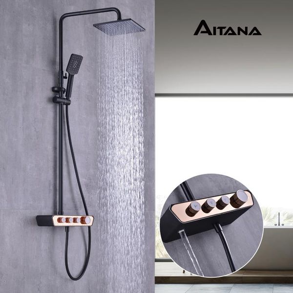 bathroom shower sets black modern multi-function set household storage faucet brass el
bathroom shower sets black modern multi-function set household storage faucet brass el