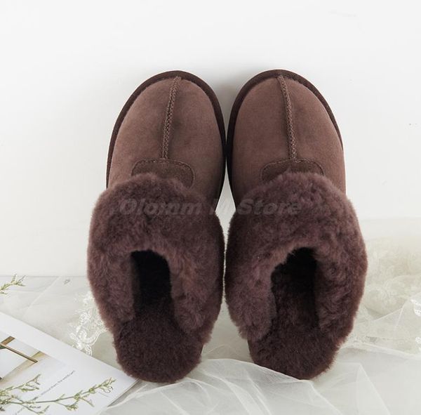 slippers classic cowhide genuine leather wool women shoes 2021 snow boots warm for winter flats, Black
slippers classic cowhide genuine leather wool women shoes 2021 snow boots warm for winter flats, Black