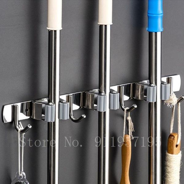 hooks & rails broom holder heavy duty practical clip mop organizer wall mount hook stainless steel storage space saving hanger multifunction
hooks & rails broom holder heavy duty practical clip mop organizer wall mount hook stainless steel storage space saving hanger multifunction