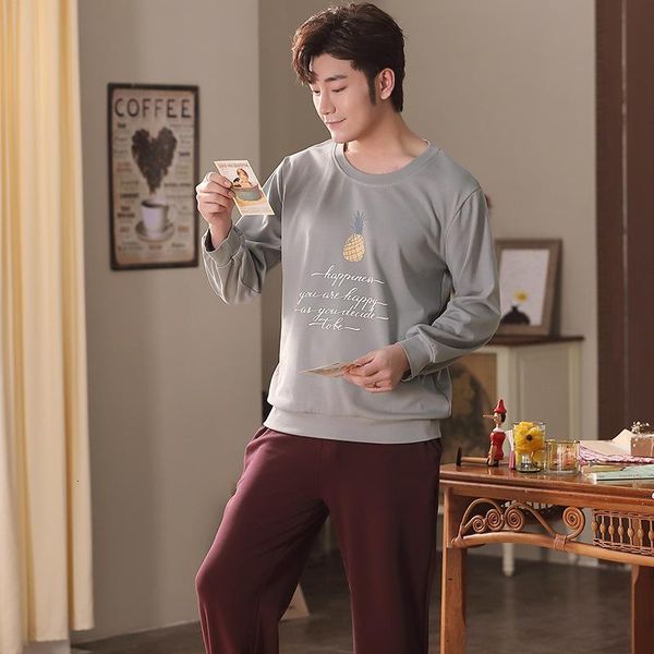 Men's Sleepwear Suit Contracted Pure Color Cotton Wear A Household To Take Camisones Para Dormir Pyjama Homme Pigiama Uomo Szlafrok FI8S, Black;brown
Men's Sleepwear Suit Contracted Pure Color Cotton Wear A Household To Take Camisones Para Dormir Pyjama Homme Pigiama Uomo Szlafrok FI8S, Black;brown
