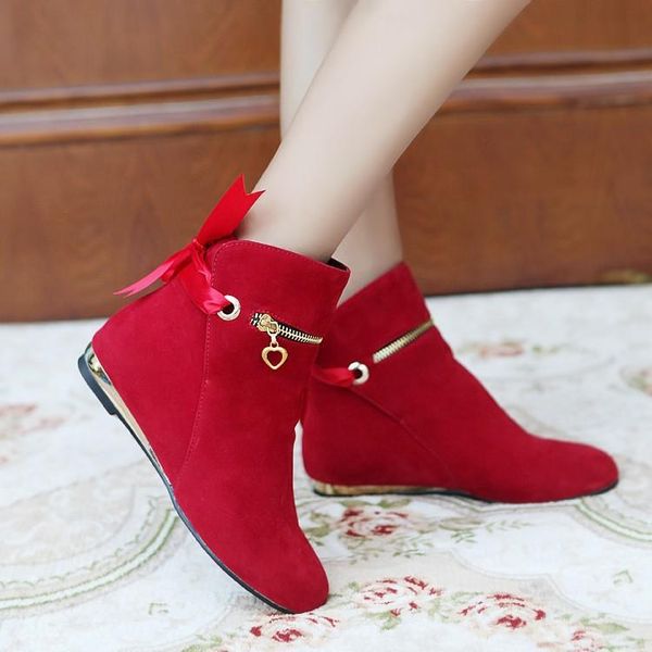 fashion womens shoes bowknot candy color short boots women's flat sleeve winter plus size ladys ankle, Black
fashion womens shoes bowknot candy color short boots women's flat sleeve winter plus size ladys ankle, Black