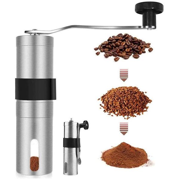 manual coffee grinders silver grinder mini stainless steel hand handmade bean burr mill kitchen tool coffeeware
manual coffee grinders silver grinder mini stainless steel hand handmade bean burr mill kitchen tool coffeeware