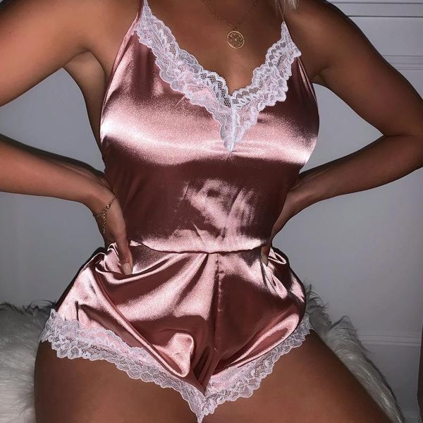 lace v neck suspender womens romper pajamas fashion casual home wear one piece jumpsuit, Black;white
lace v neck suspender womens romper pajamas fashion casual home wear one piece jumpsuit, Black;white