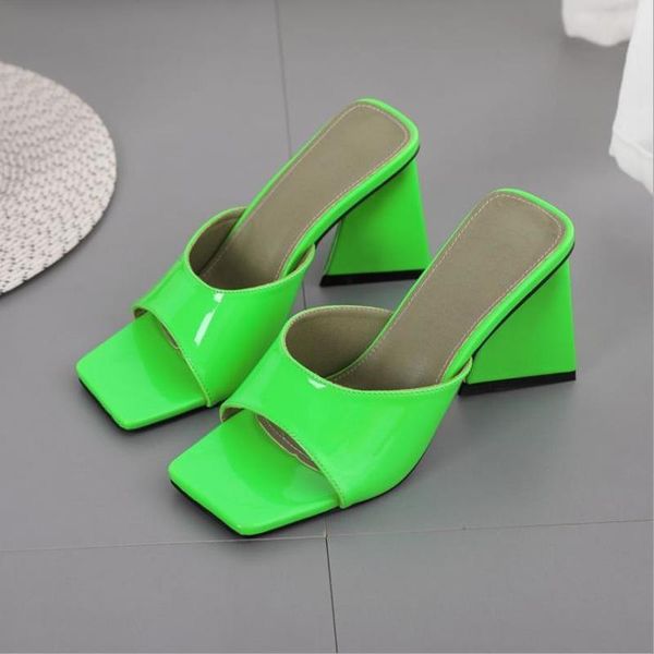 slippers 2021 patent leather women summer sandals strange heels mules high-heeled ladies slip on party nightclub, Black
slippers 2021 patent leather women summer sandals strange heels mules high-heeled ladies slip on party nightclub, Black