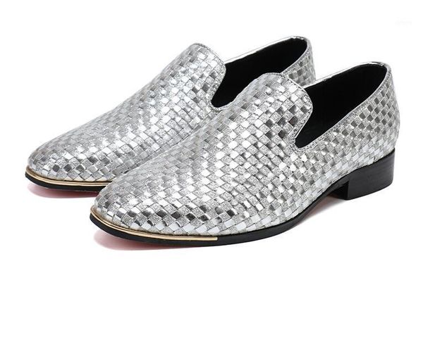 dress shoes pointed toe cow leather daily plaid men casual business oxfords flat slip-on silver handmade, Black
dress shoes pointed toe cow leather daily plaid men casual business oxfords flat slip-on silver handmade, Black