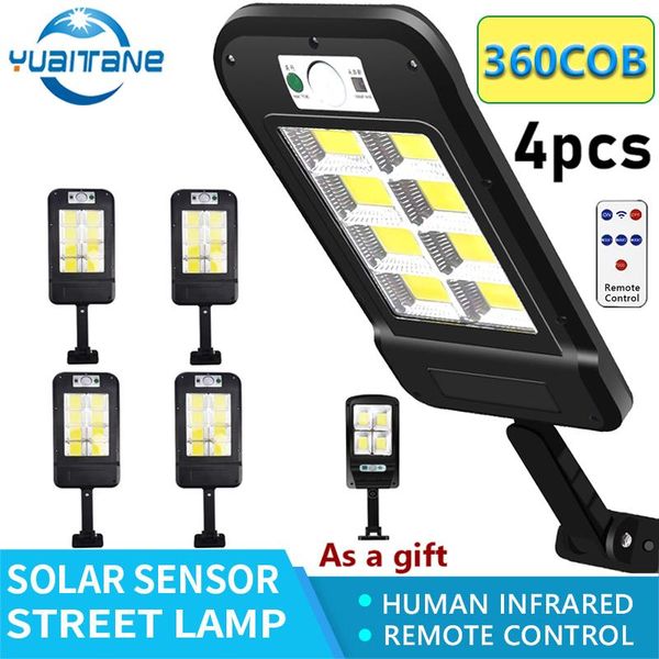 solar lamps 4pcs outdoor led street light waterproof wall lamp 360cob remote control upgraded lantern garden highway enhance lighting
solar lamps 4pcs outdoor led street light waterproof wall lamp 360cob remote control upgraded lantern garden highway enhance lighting