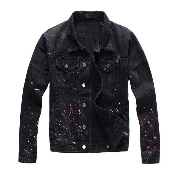 mens autumn winter thick holes ripped blue denim jacket motorcycle streetwear zippers old fashioned coat outerwear men's jackets, Black;brown
mens autumn winter thick holes ripped blue denim jacket motorcycle streetwear zippers old fashioned coat outerwear men's jackets, Black;brown