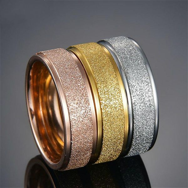 wedding rings visisap personality sandblasting trend titanium steel lovers engagement simple gold color frosted for men r269/6, Slivery;golden
wedding rings visisap personality sandblasting trend titanium steel lovers engagement simple gold color frosted for men r269/6, Slivery;golden