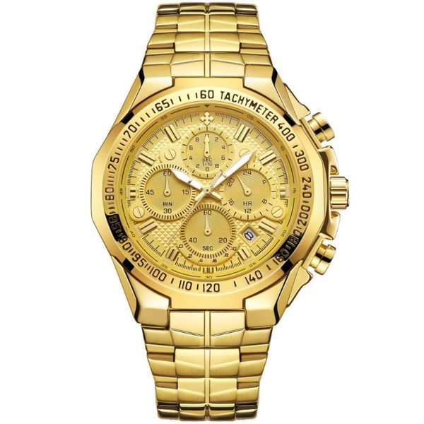 wristwatches men wristwatch wwoor chronograph watches muliti functions with calendar full golden male gifts, Slivery;brown
wristwatches men wristwatch wwoor chronograph watches muliti functions with calendar full golden male gifts, Slivery;brown