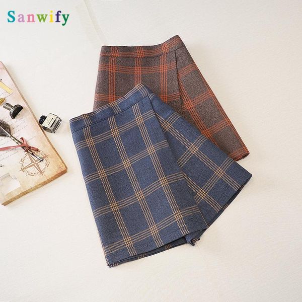 skirts 2021 plaid shorts women's autumn and winter korean style large size a-shaped loose high waist wide-leg pants outerwear, Black
skirts 2021 plaid shorts women's autumn and winter korean style large size a-shaped loose high waist wide-leg pants outerwear, Black