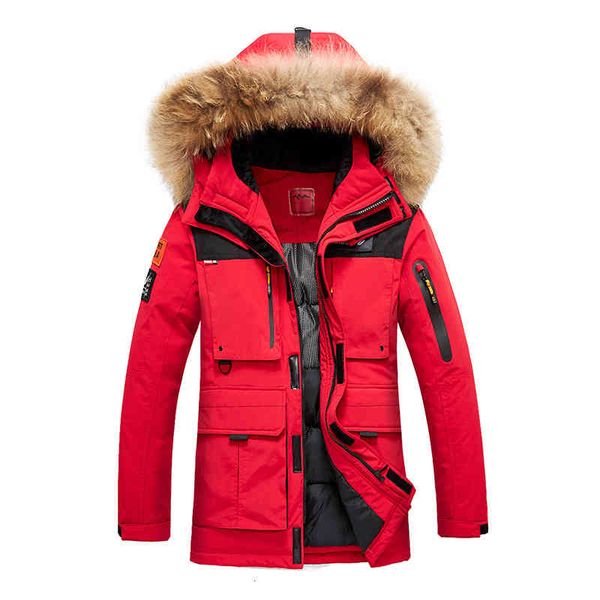 anorak windbreaker jacket winter mens quality white duck down fur hood removable long parka male coat warm thick overcoat, Black
anorak windbreaker jacket winter mens quality white duck down fur hood removable long parka male coat warm thick overcoat, Black