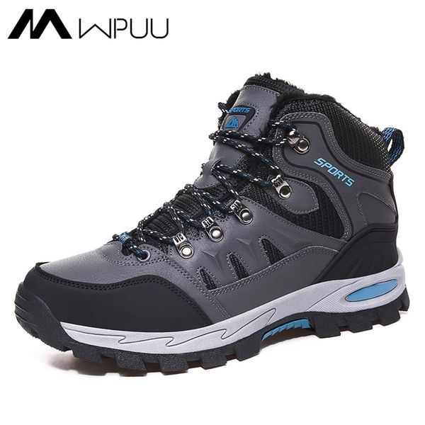 mwpuu men's winter male sneakers snow boots for men leather waterproof outdoor sports fashion hiking work casual athletic shoes 211106, Black
mwpuu men's winter male sneakers snow boots for men leather waterproof outdoor sports fashion hiking work casual athletic shoes 211106, Black