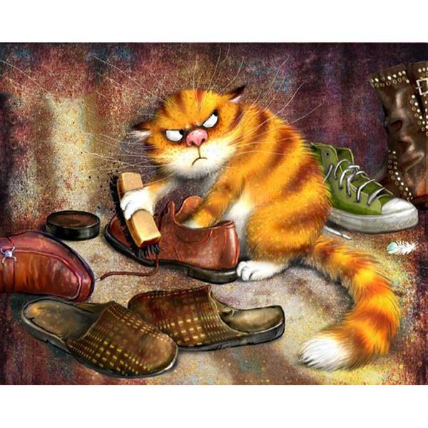 diamond painting full square/round drill 5d diy "wipe leather shoes cat" embroidery cross stitch mosaic home decor gift
diamond painting full square/round drill 5d diy "wipe leather shoes cat" embroidery cross stitch mosaic home decor gift