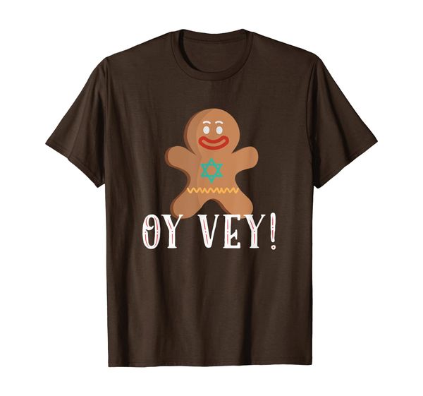Oy Vey Gingerbread Star Of David Jewish Holiday Jew Humor T-Shirt, Mainly pictures
Oy Vey Gingerbread Star Of David Jewish Holiday Jew Humor T-Shirt, Mainly pictures