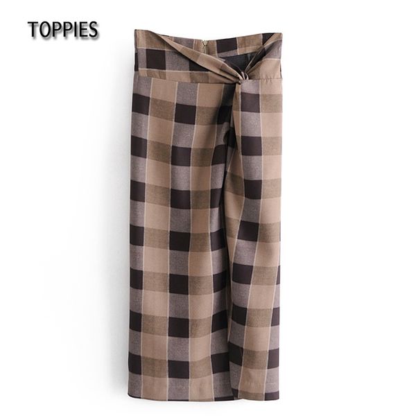ies woman knotted plaid skirt high waist midi skirts straight side split office lady clothes streetwear 210412, Black
ies woman knotted plaid skirt high waist midi skirts straight side split office lady clothes streetwear 210412, Black
