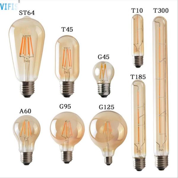 other lighting bulbs & tubes e27 dimmable led bulb 220v vintage filament 4w/6w/8w retro incandescent decoration lamp 2700k
other lighting bulbs & tubes e27 dimmable led bulb 220v vintage filament 4w/6w/8w retro incandescent decoration lamp 2700k