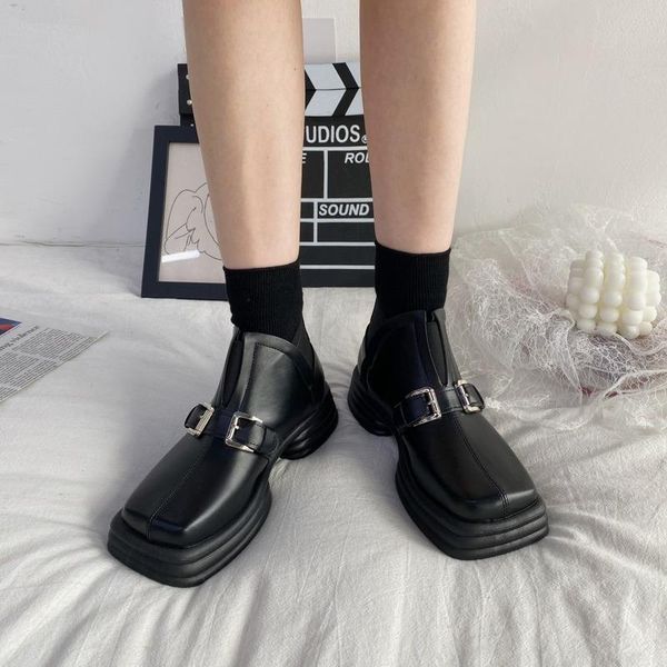 boots 2021 women's ankle british style girls naked boot round toe winter shoes woman flat fashion zapatos de mujer, Black
boots 2021 women's ankle british style girls naked boot round toe winter shoes woman flat fashion zapatos de mujer, Black