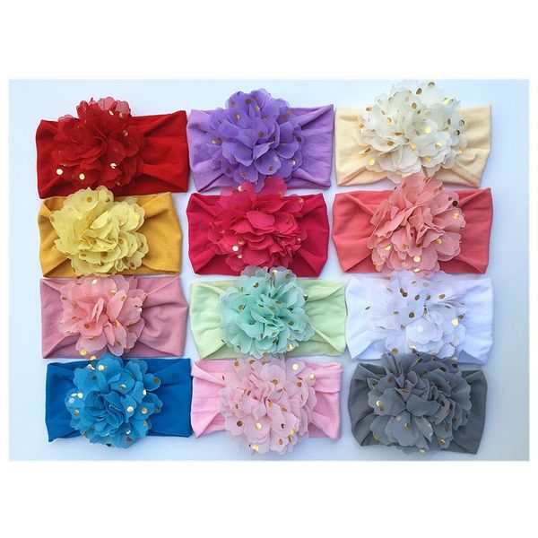 hair accessories 1 pcs lovely handmade chiffon flower hairband with golden dots infant fashion soft elastic nylon headband clothing decorati, Slivery;white
hair accessories 1 pcs lovely handmade chiffon flower hairband with golden dots infant fashion soft elastic nylon headband clothing decorati, Slivery;white