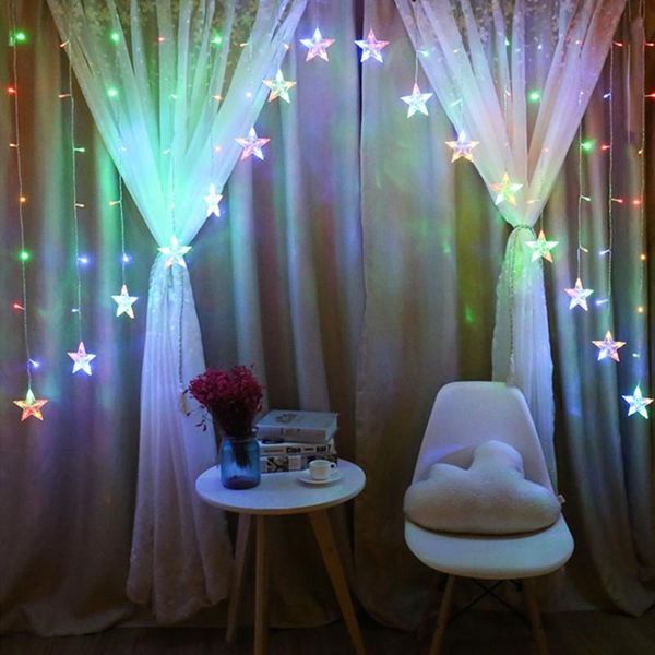 strings 4m ice strip 16pcs star curtain icicle led string light luminarias garland christmas wedding pentagram lighting
strings 4m ice strip 16pcs star curtain icicle led string light luminarias garland christmas wedding pentagram lighting