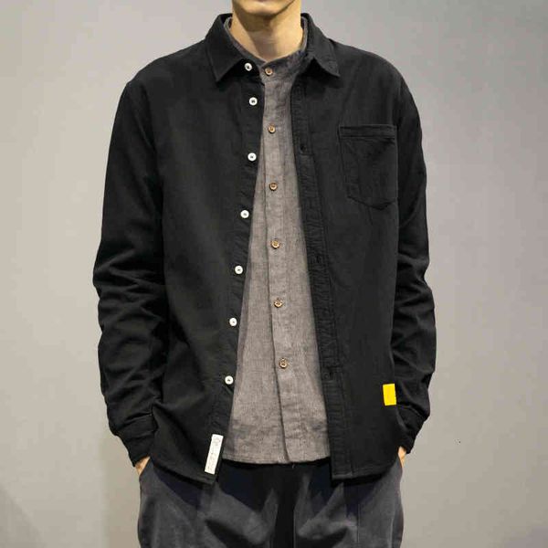 men's casual shirts fashion korean 100% cotton shirt long sleeve mens japanese harajuku slim streetwear college cloth, White;black
men's casual shirts fashion korean 100% cotton shirt long sleeve mens japanese harajuku slim streetwear college cloth, White;black