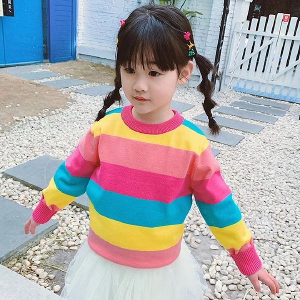 pullover children's sweaters autumn clothing of girls fashion rainbow coat and for 4-8 years christmas clothes, Blue
pullover children's sweaters autumn clothing of girls fashion rainbow coat and for 4-8 years christmas clothes, Blue