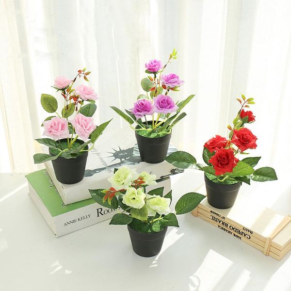 decorative flowers & wreaths simulated potted plant rose artificial bonsai false flower desk wall hanging basket el garden home decoration
decorative flowers & wreaths simulated potted plant rose artificial bonsai false flower desk wall hanging basket el garden home decoration