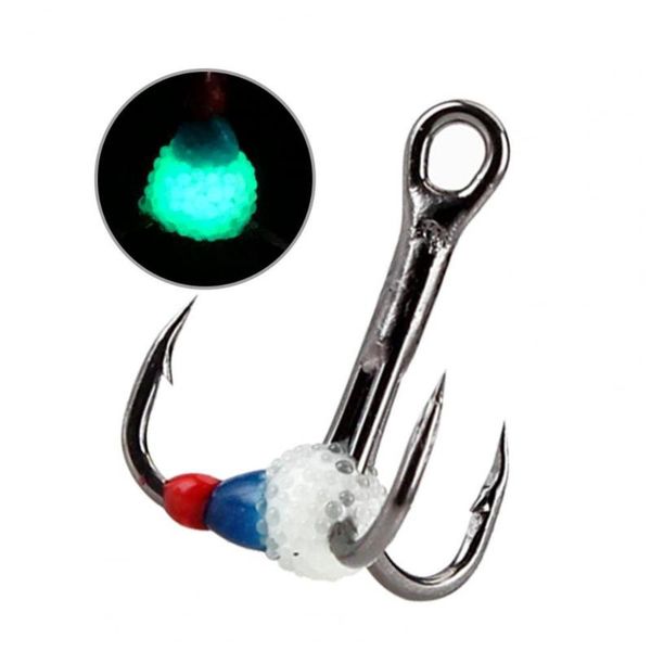 pcs treble hook luminous strong construction carbon steel fish for fishing lovers hooks
pcs treble hook luminous strong construction carbon steel fish for fishing lovers hooks
