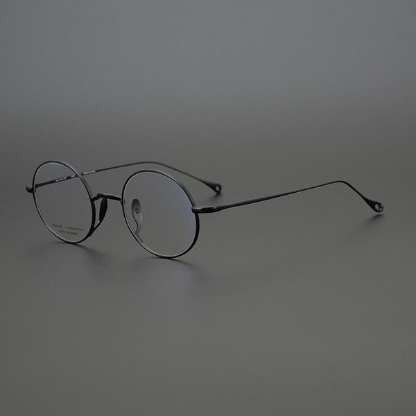 fashion sunglasses frames pure titanium vintage round optical glasses frame men women's circle myopia prescription eyeglasses japan han, Black
fashion sunglasses frames pure titanium vintage round optical glasses frame men women's circle myopia prescription eyeglasses japan han, Black