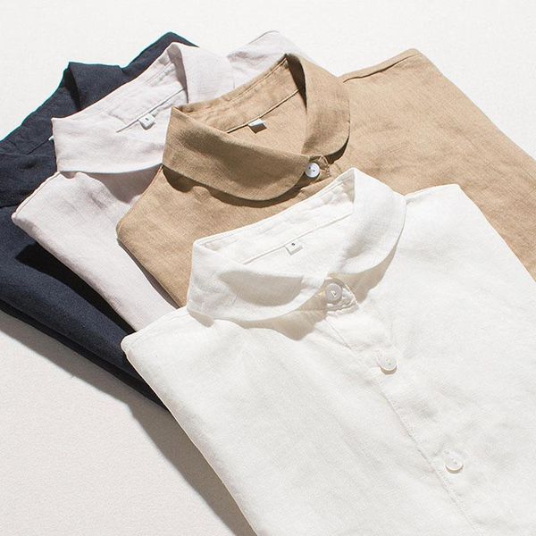 women's blouses & shirts summer women simple elegant loose all-match japan style patchwork comfortable breathable thin 14*17 linen pull, White
women's blouses & shirts summer women simple elegant loose all-match japan style patchwork comfortable breathable thin 14*17 linen pull, White