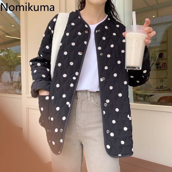 nomikuma dot parkas women contrast color casual loose long sleeve jackets female winter clothes single breasted coats 3d528 210514, Black;brown
nomikuma dot parkas women contrast color casual loose long sleeve jackets female winter clothes single breasted coats 3d528 210514, Black;brown