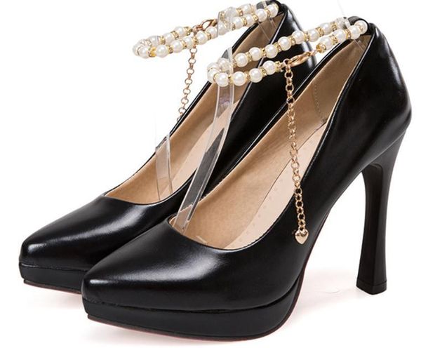 dress shoes 2021 women's in spring and autumn with style fashion high heel fine pointed end waterproof table, Black
dress shoes 2021 women's in spring and autumn with style fashion high heel fine pointed end waterproof table, Black