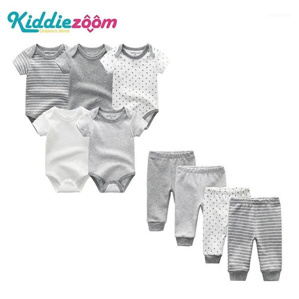 summer born clothes 5pcs short sleeve baby rompers+4pcs trousers 100%cotton soft boys&girls clothing set1, White
summer born clothes 5pcs short sleeve baby rompers+4pcs trousers 100%cotton soft boys&girls clothing set1, White