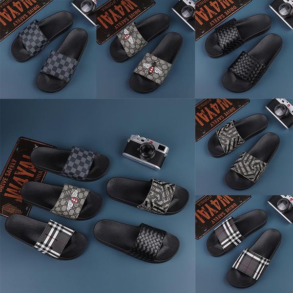5 styles checkered pattern slippers designer mens non-slip and comfortable rubber slides sandals with flower outdoor beach casual flip flops, Black
5 styles checkered pattern slippers designer mens non-slip and comfortable rubber slides sandals with flower outdoor beach casual flip flops, Black